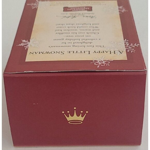 Hallmark Keepsake A Happy Little Snowman Ornament Cardinal Glittery 2005 - Picture 12 of 12